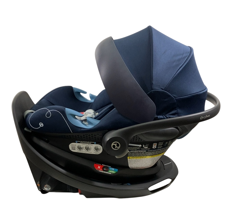 Shop Cybex Aton G Swivel Infant Car Seat And Base, Ocean Blue, 2024 at GoodBuy Gear