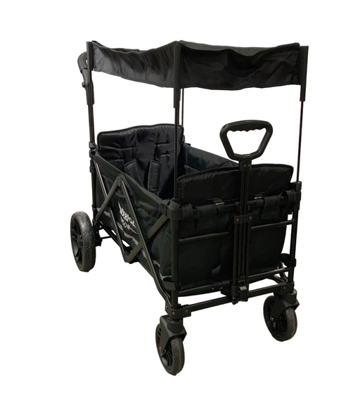 used Wonderfold X2 Push + Pull Double Stroller Wagon, 2022, Stealth Black