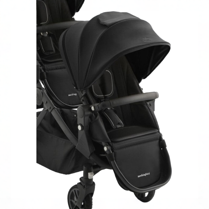 Shop Mockingbird 2nd Seat Kit 3.0, Charcoal with Black Leather, Solid Black at GoodBuy Gear