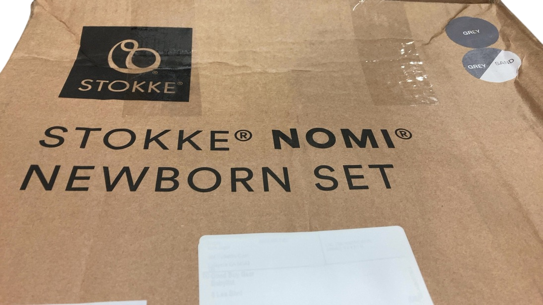 Shop Stokke Nomi Newborn Set, Grey Sand Grey at GoodBuy Gear
