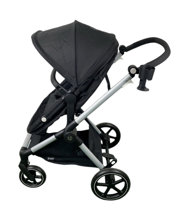 Shop Cybex Eos and Aton G Travel System, 2024, Moon Black, Silver at GoodBuy Gear