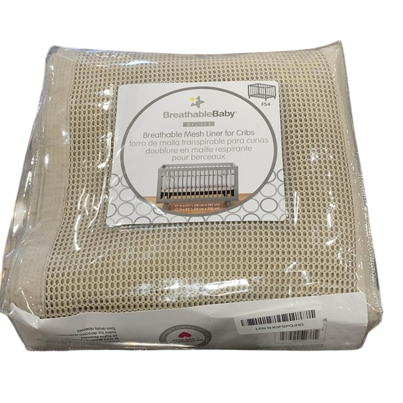 Shop Breathable Baby Mesh Crib Liner, Full Size/4 Sides, Sand Beach at GoodBuy Gear