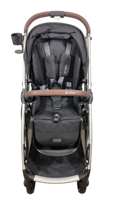 Shop Cybex Gazelle S Modular Stroller, 2023, Moon Black, Silver Frame at GoodBuy Gear