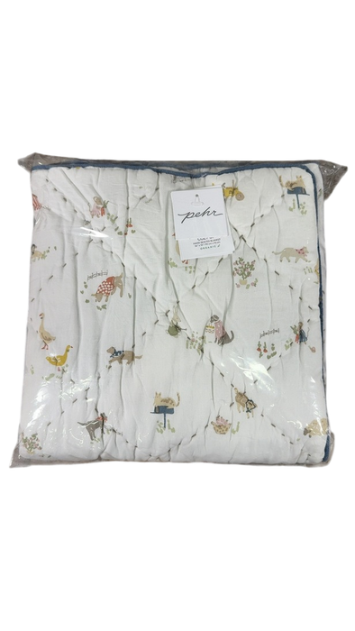 Shop Pehr Cozy Up Blanket, Quilted Chambray, On the Farm at GoodBuy Gear
