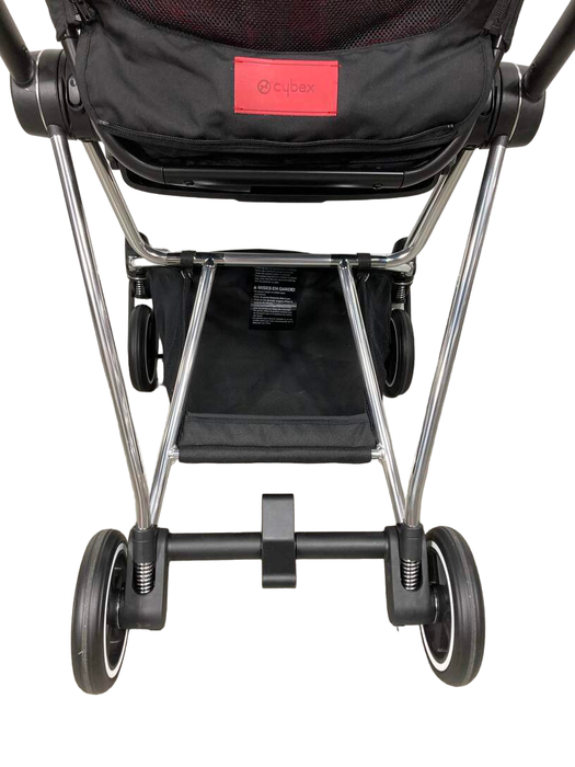 Cybex MIOS Stroller, Chrome With Black Details, True Red, 2019