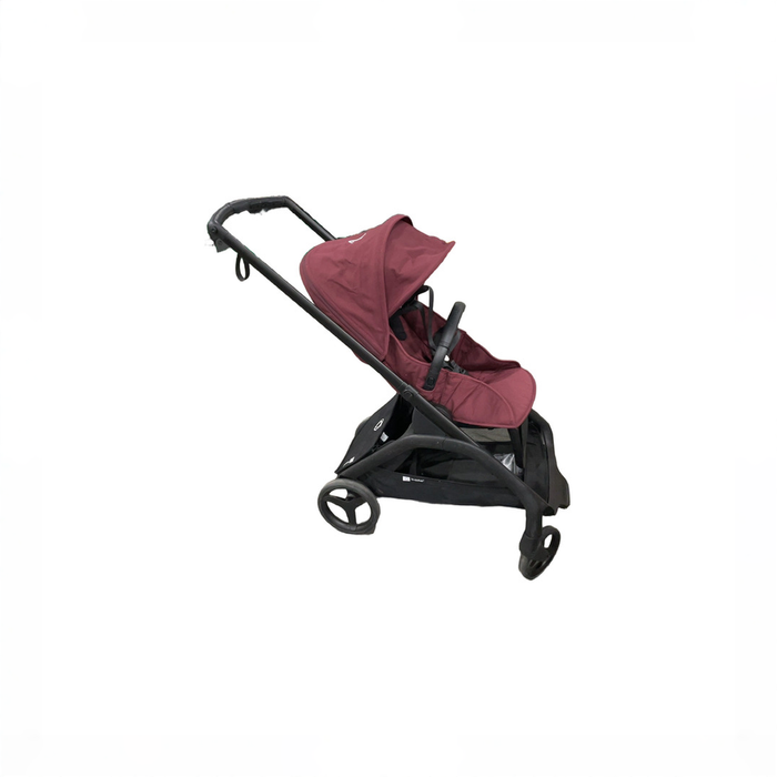Shop Bugaboo Dragonfly Stroller, 2024, Black, Dark Cherry, Dark Cherry at GoodBuy Gear