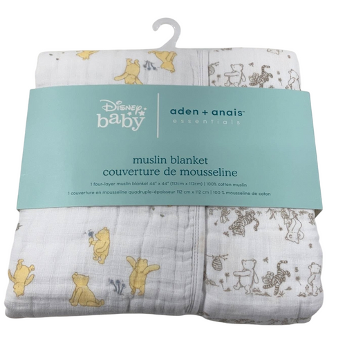 Shop Aden + Anais Disney Baby Cotton Muslin Blanket, Winnie & Friends at GoodBuy Gear