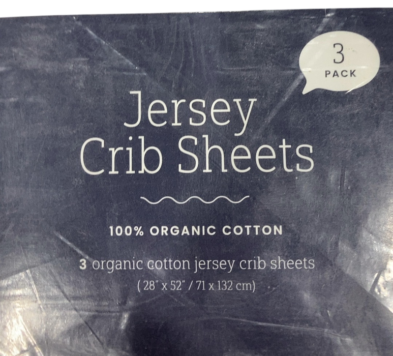 Shop Small Story Organic Cotton Jersey Crib Sheets (3 Pack), Wildly Cute at GoodBuy Gear