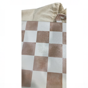 Shop Toki Kids Vegan Leather Mat Standard, Checker Toffee at GoodBuy Gear