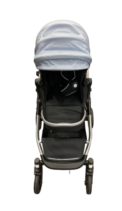 Shop Mockingbird Single to Double 2.0 Stroller, 2025, Silver With Penny Leather, Sky, Watercolor Drops at GoodBuy Gear