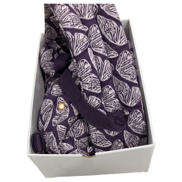 Shop Mabē The Monarch Carrier, Violet Wings/Purple Butterflies at GoodBuy Gear