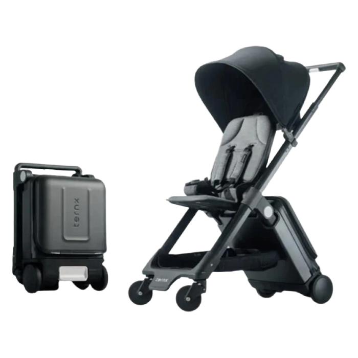 Shop TernX Carry On Luggage Stroller, 2025, Black/Grey at GoodBuy Gear