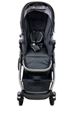 Shop Mockingbird Single to Double 2.0 Stroller, 2024, Black, Silver With Black Leather, Watercolor Drops at GoodBuy Gear