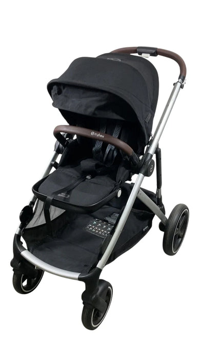 Cybex Gazelle S Modular Stroller, 2023, Moon Black, Silver Frame