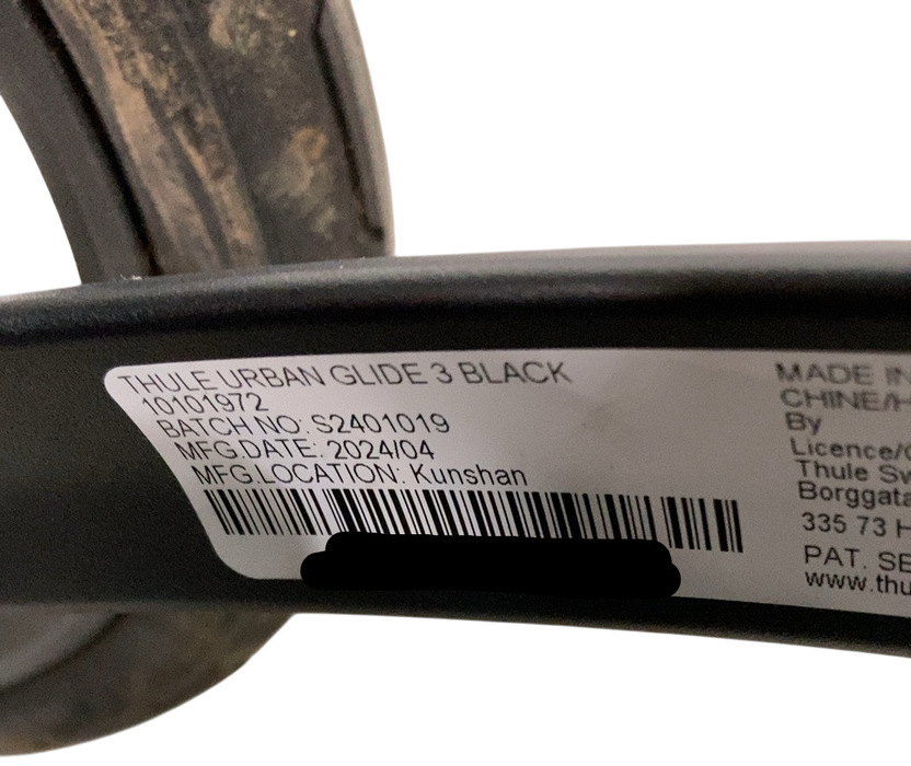 Shop Thule Urban Glide 3 Stroller, 2024, Black on Black at GoodBuy Gear