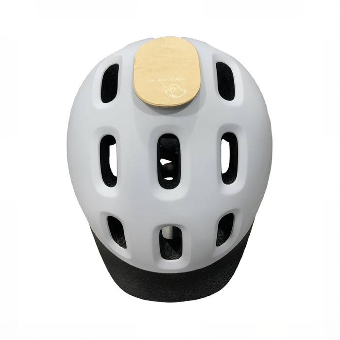 Shop Woom Ready Kids Helmet, Medium, Pale Grey, Without Light at GoodBuy Gear