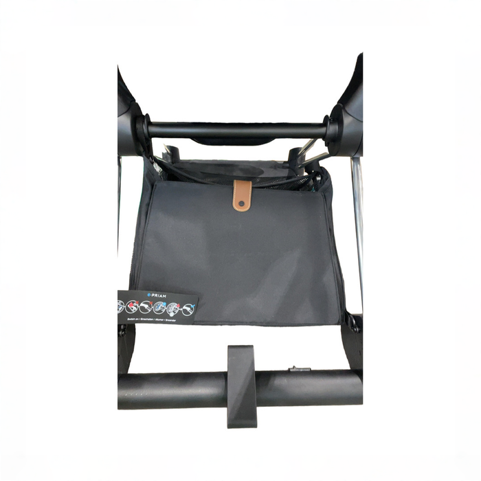 Shop Cybex E-PRIAM2 Stroller Frame And Seat, Chrome With Black Details at GoodBuy Gear