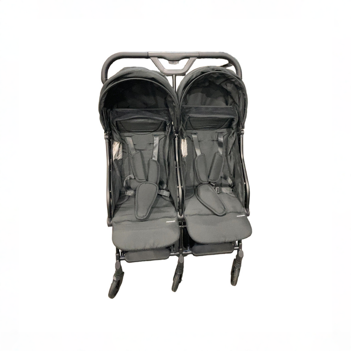 Shop Mompush Lithe Double Stroller, 2026, Black at GoodBuy Gear