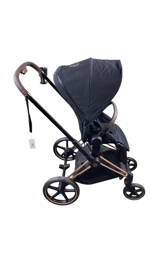 Shop Cybex PRIAM Stroller, 2022, Deep Black, Rosegold at GoodBuy Gear
