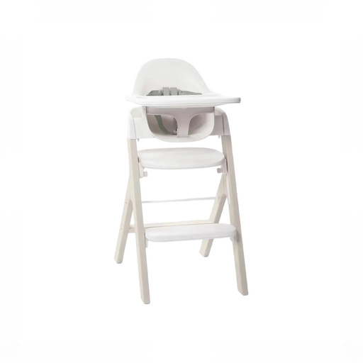 Shop Mockingbird High Chair, Cloud Washed Beech, White at GoodBuy Gear