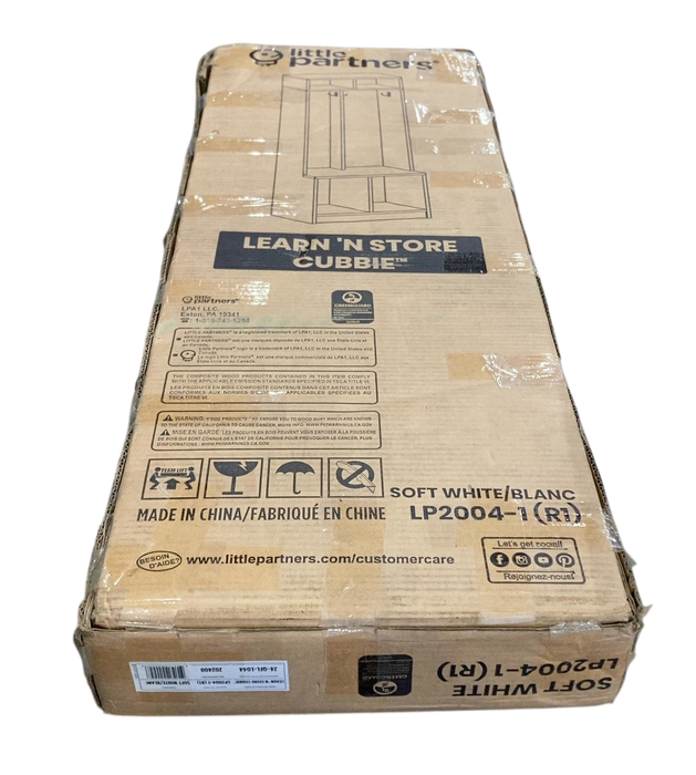 Shop Little Partners Learn 'N Store Cubby, Soft White at GoodBuy Gear