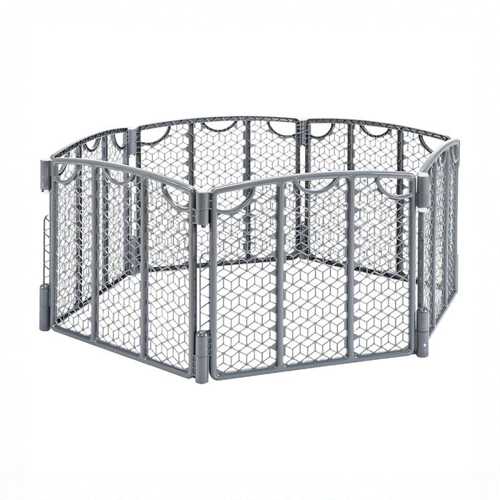 Shop Evenflo Versatile Play Space Adjustable Play Area, 6 Panel, Cool Gray at GoodBuy Gear