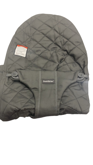 Shop BabyBjorn Fabric Seat for Bouncer, Anthracite, Cotton/Classic Quilt at GoodBuy Gear