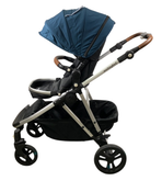 Shop Mockingbird Single to Double 2.0 Stroller, 2024, Sea, Silver With Penny Leather, Windowpane at GoodBuy Gear