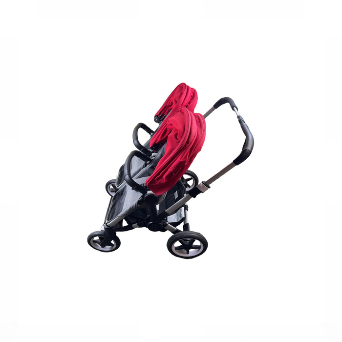 Shop Bugaboo Donkey 3 Duo Stroller, Aluminium, Grey Melange, red, unknown at GoodBuy Gear