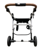 Shop Mockingbird 2.0 Single to Double Stroller Frame, 2024, Silver With Penny Leather at GoodBuy Gear