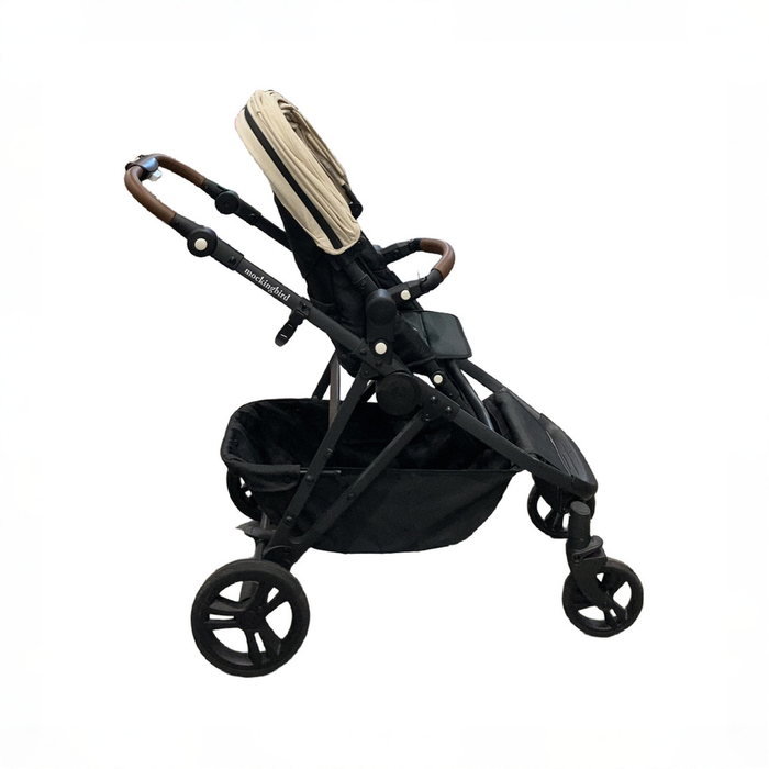 Shop Mockingbird Single to Double 3.0 Stroller, 2025, Oat, Silver with Penny Leather at GoodBuy Gear