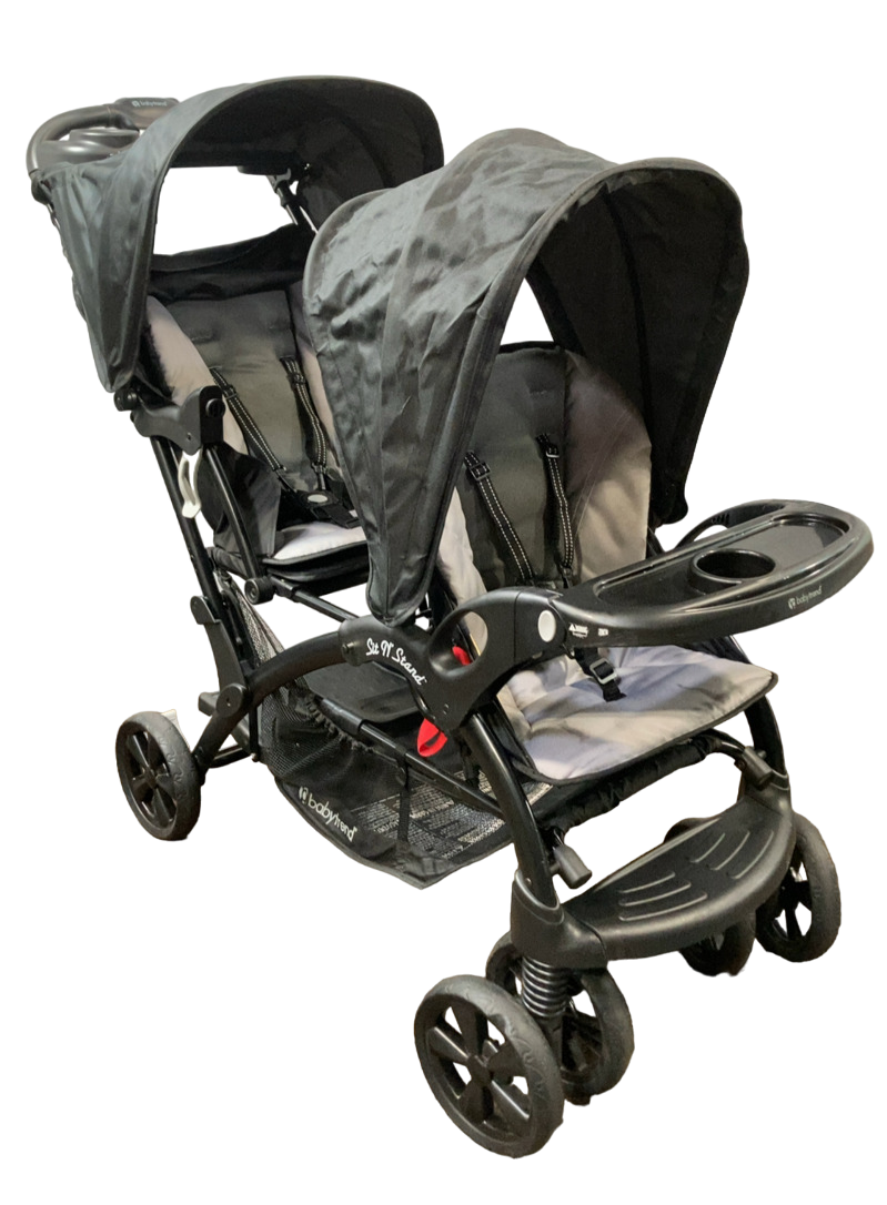 Baby Trend Sit N Stand Double Stroller, 2022, Moonstruck