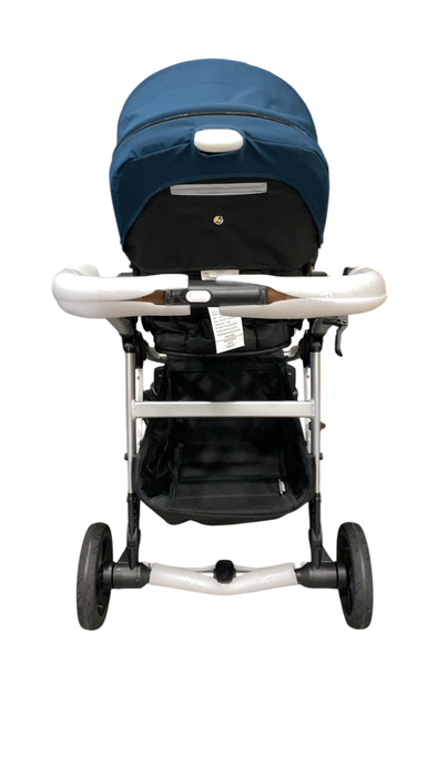 Shop Mockingbird Single to Double 2.0 Stroller, 2025, Sea, Silver With Penny Leather, Windowpane at GoodBuy Gear