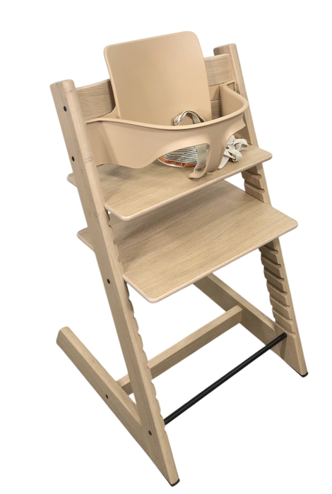 Shop Stokke Tripp Trapp High Chair With Baby Set, 2, Oak Natural at GoodBuy Gear