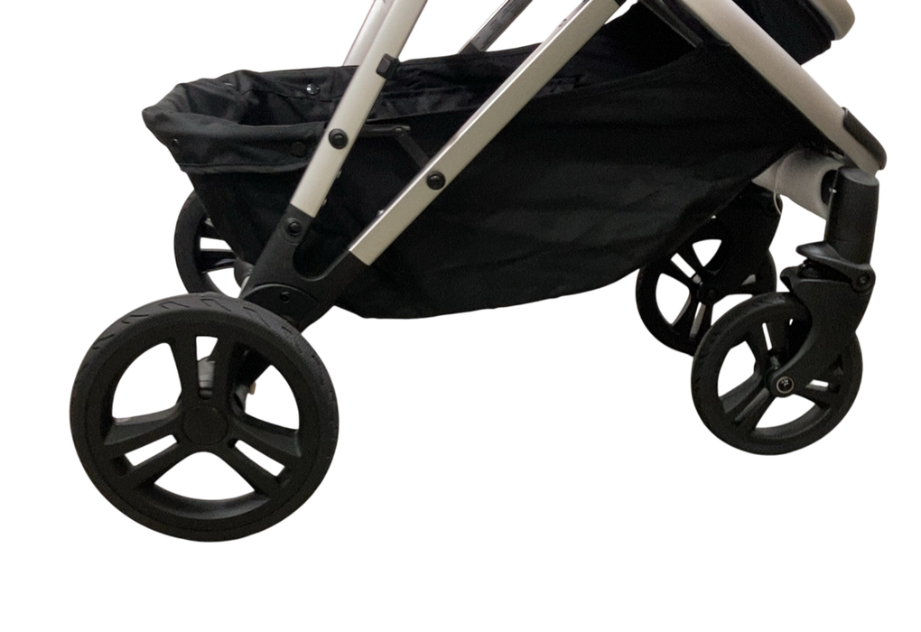 Shop Mockingbird Single 2.0 Stroller, 2024, Black, Silver With Penny Leather, Watercolor Drops at GoodBuy Gear