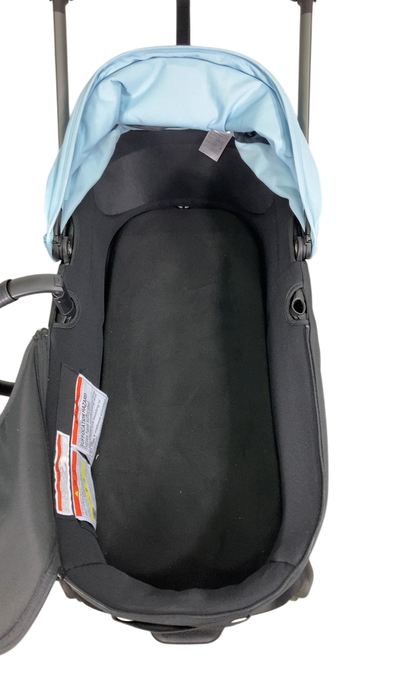 Shop Bugaboo Dragonfly Bassinet and Seat Stroller, Midnight Black, Graphite, Skyline Blue, 2024 HIDDEN SEAT REQ 5.19 at GoodBuy Gear