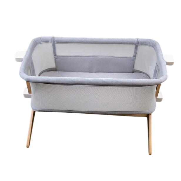 Shop Newton Bassinet And Bedside Sleeper, Grey/Birch at GoodBuy Gear