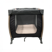 Shop Monbebe Play Yard with Full-Size Rocking Bassinet, Castle Point at GoodBuy Gear