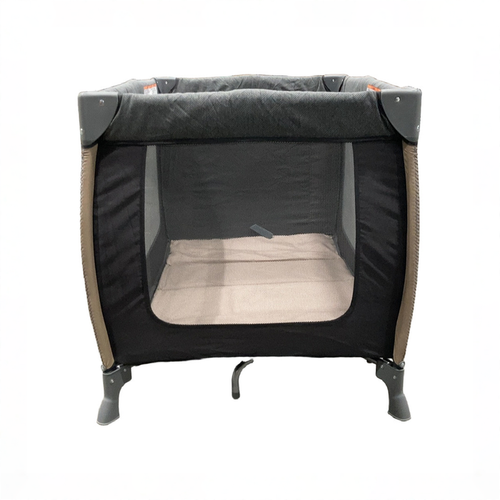 Shop Monbebe Play Yard with Full-Size Rocking Bassinet, Castle Point at GoodBuy Gear