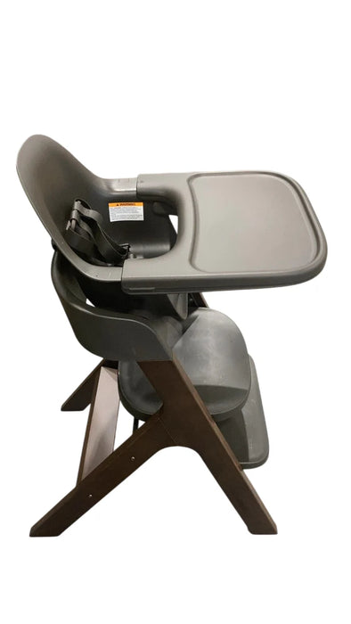 Mockingbird High Chair, Charcoal Black, Espresso Beech