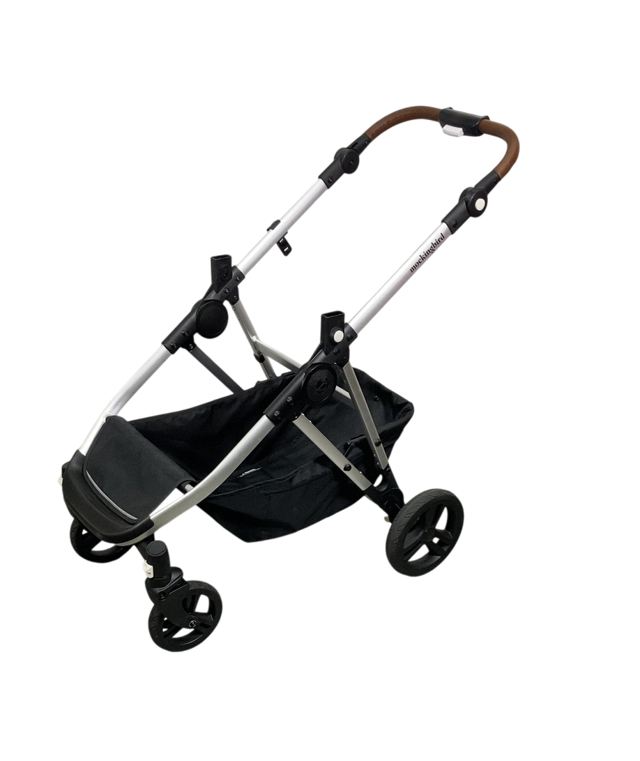 Mockingbird 2.0 Single to Double Stroller Frame, 2024, Silver With Pen ...