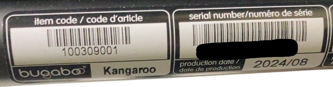 Shop Bugaboo Kangaroo Single To Double Stroller, 2024, Black, Midnight Black, Misty White at GoodBuy Gear