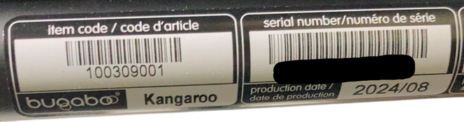 Shop Bugaboo Kangaroo Single To Double Stroller, 2024, Black, Midnight Black, Misty White at GoodBuy Gear