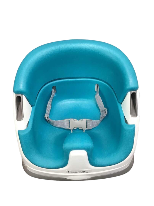 Ingenuity Baby Base 2-in-1 Booster Seat, Peacock Blue