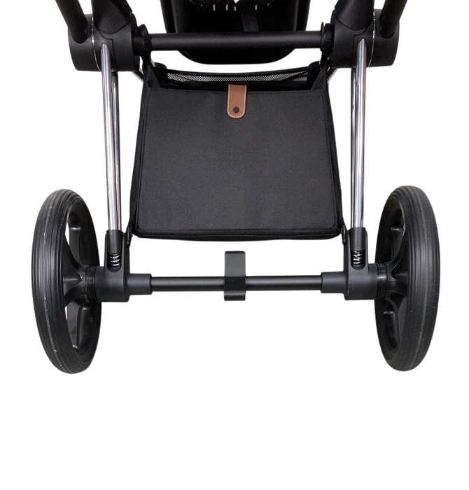 Shop Cybex PRIAM Stroller Frame And Seat, 2023, Chrome/Brown at GoodBuy Gear