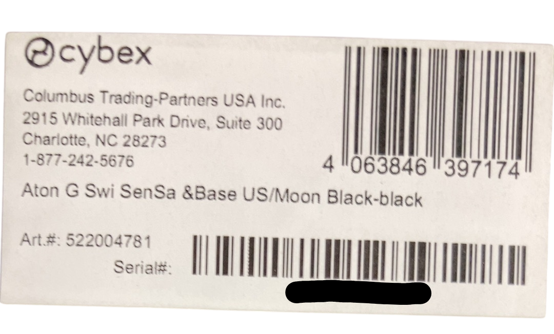 Shop Cybex Aton G Swivel Infant Car Seat And Base, 2024, Moon Black at GoodBuy Gear