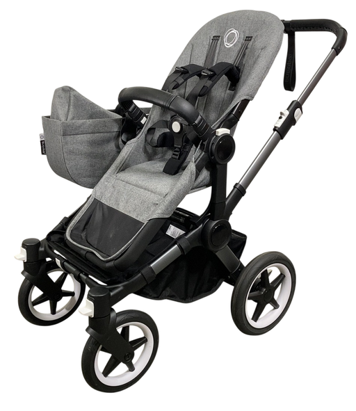 Shop Bugaboo Donkey 5 Mono Stroller, 2024, Graphite, Grey Melange, without Canopy at GoodBuy Gear