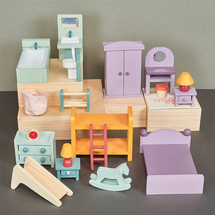 Shop Mentari Dollhouse Upstairs Furniture Bundle at GoodBuy Gear