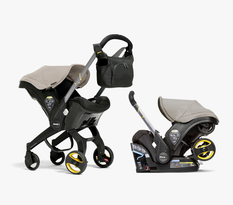 Doona Infant Car Seat & Stroller Combo, 2023, Warm Stone