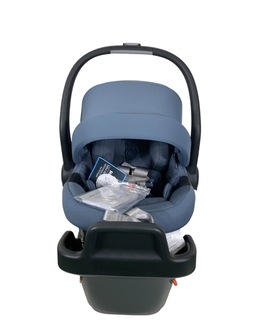 used UPPAbaby MESA MAX Infant Car Seat and Base, Gregory Blue Melange, 2023